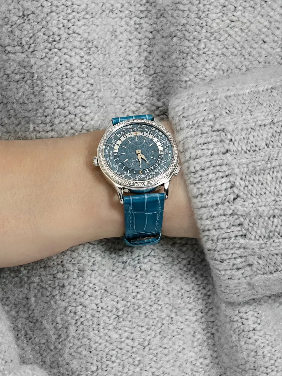 Patek Philippe Pre-Owned ビンテージ コンプリケーション ブルー - 画像2