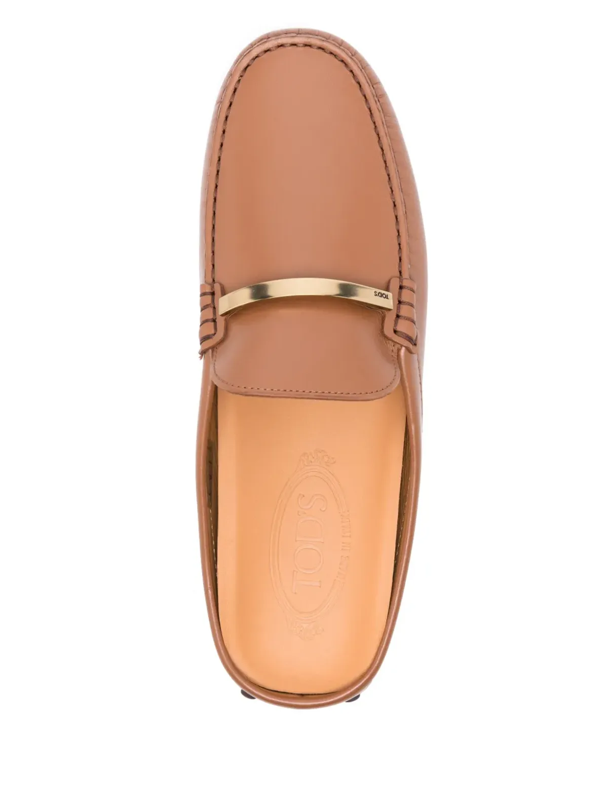 Tod's レザー スリッポン - 画像4