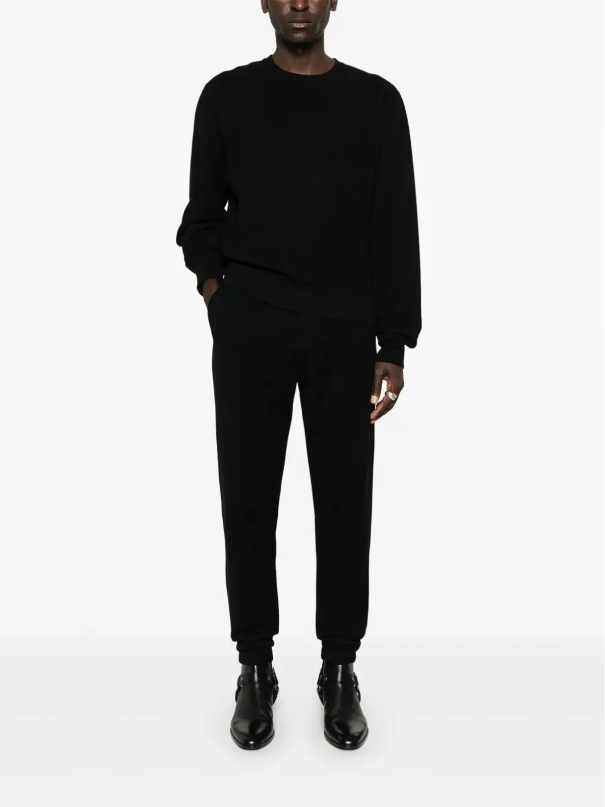 Saint Laurent Cassandre スウェットシャツ - ブラック - 画像2