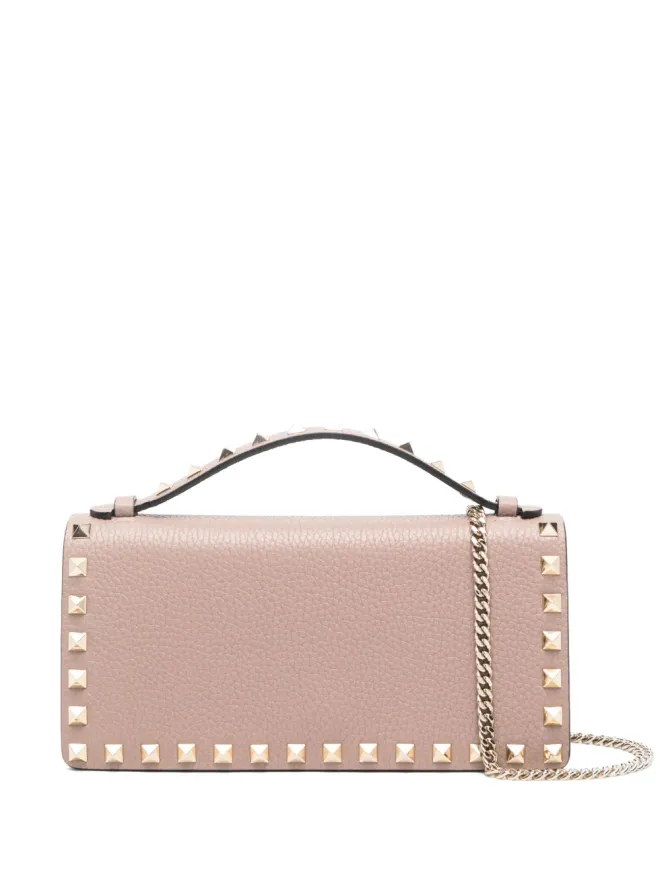 Valentino Garavani Valentino Garavani Rockstud-embellished クラッチバッグ - Pinkの商品画像