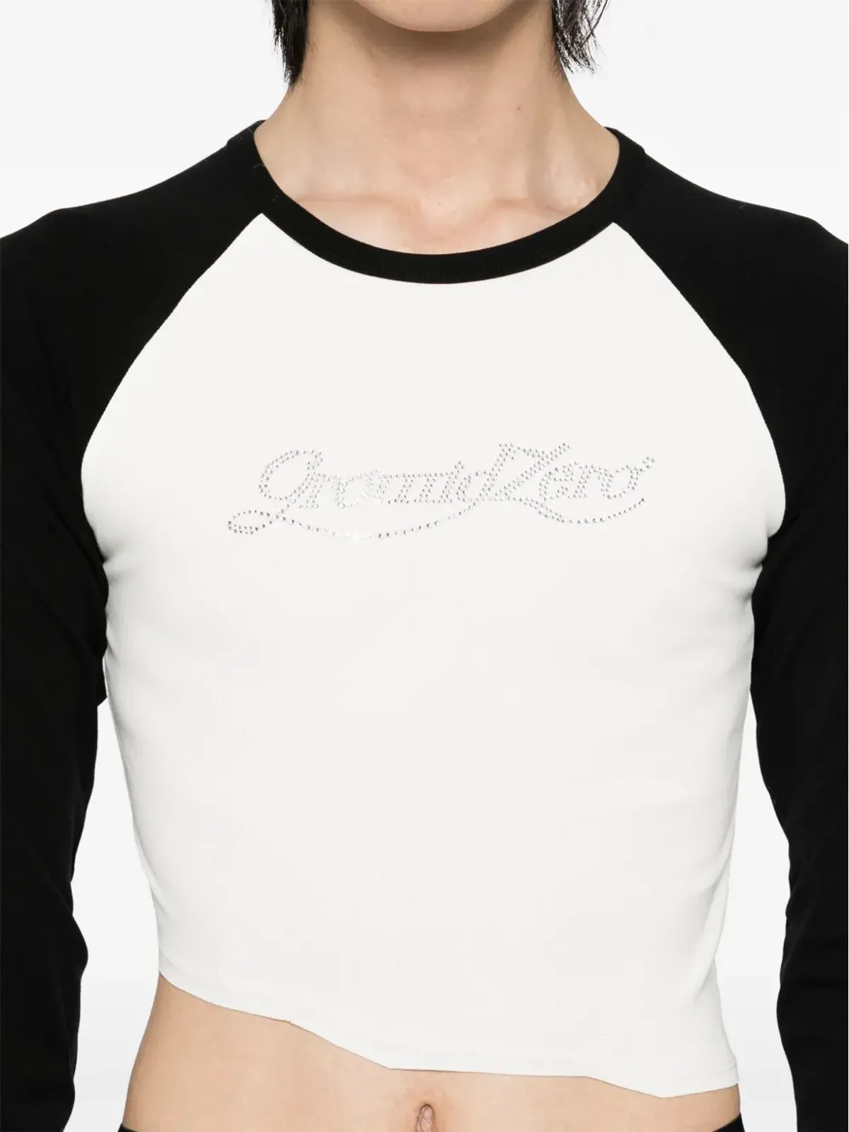 Ground Zero クリスタル装飾 Tシャツ - 画像5