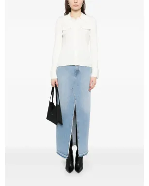 Ground Zero ボタンアップカーディガン - ホワイト - サムネイル3