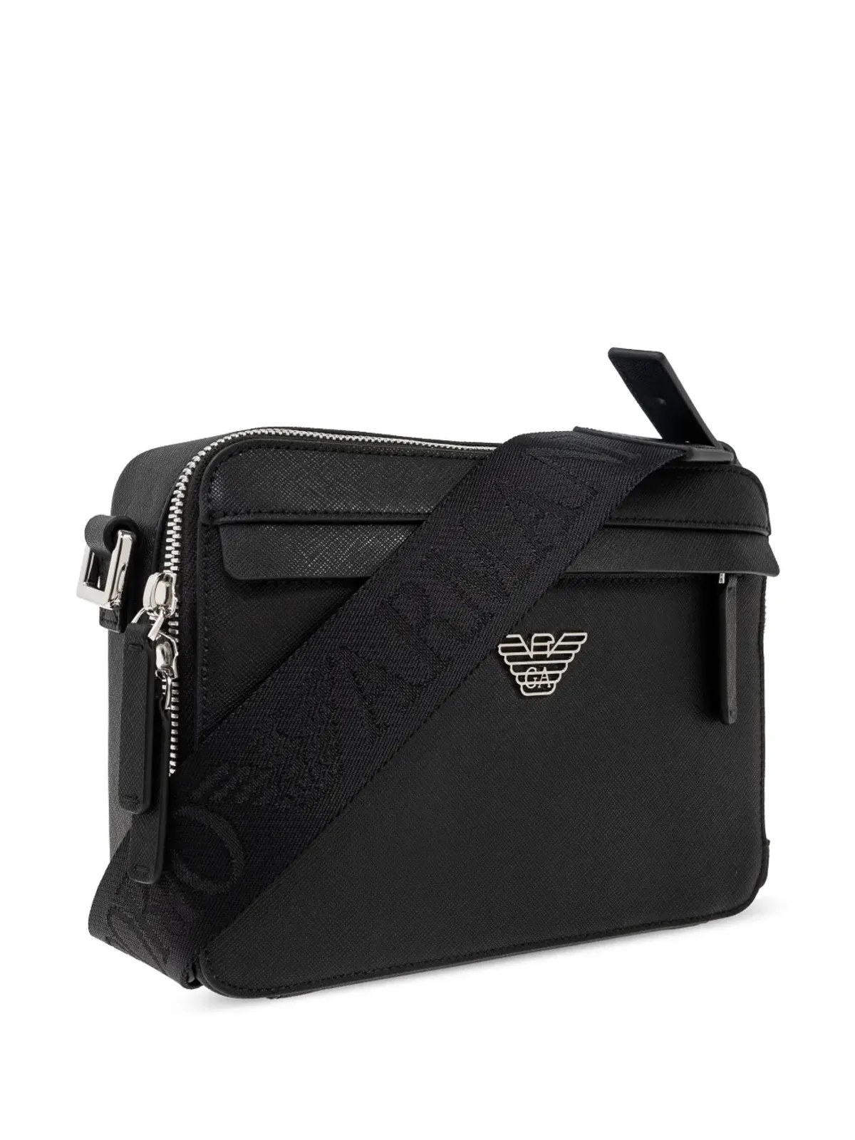 Emporio Armani ジッパー付きメッセンジャーバッグ - 画像4