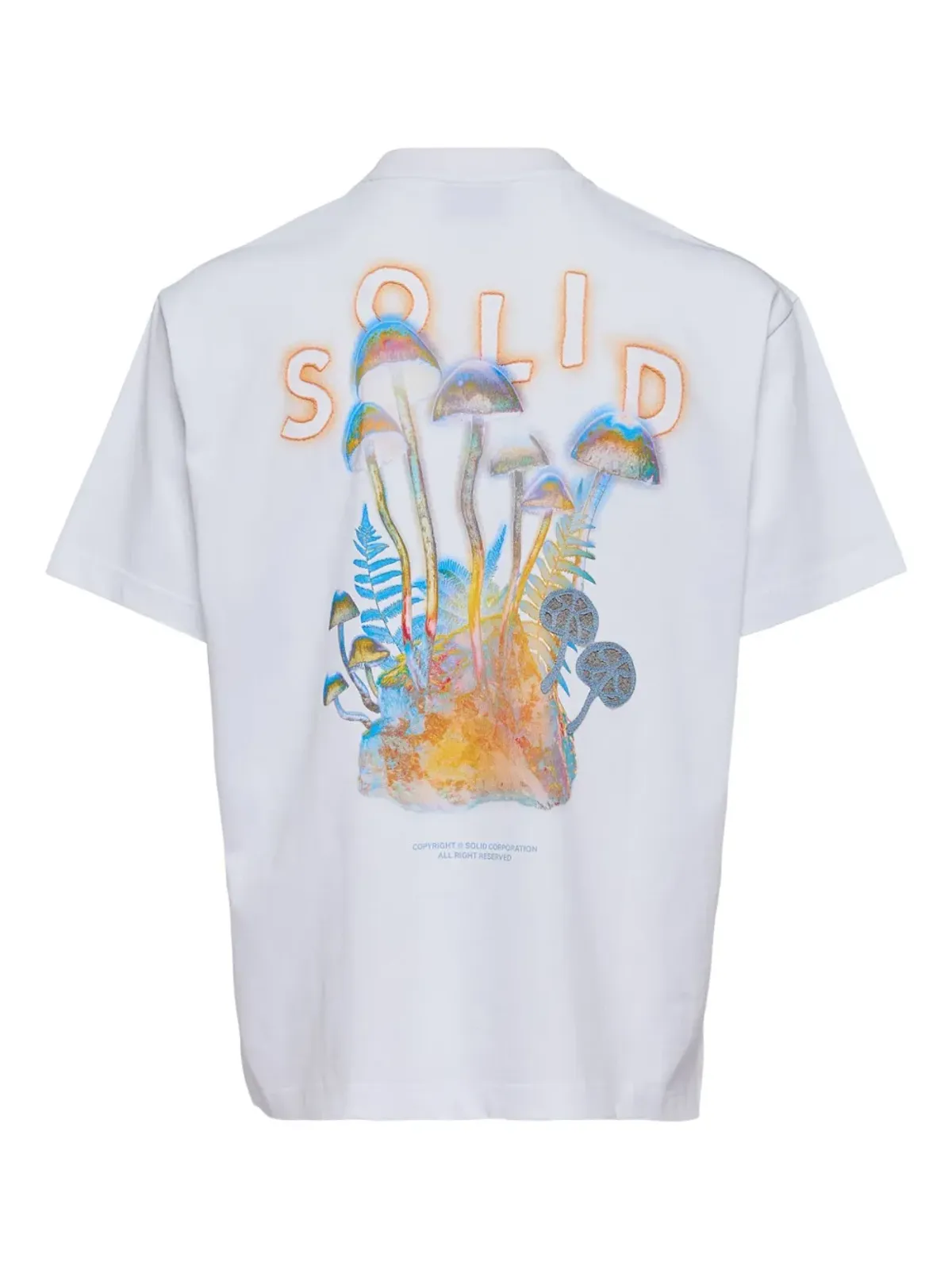 SOLID HOMME グラフィックプリントTシャツ - 画像2