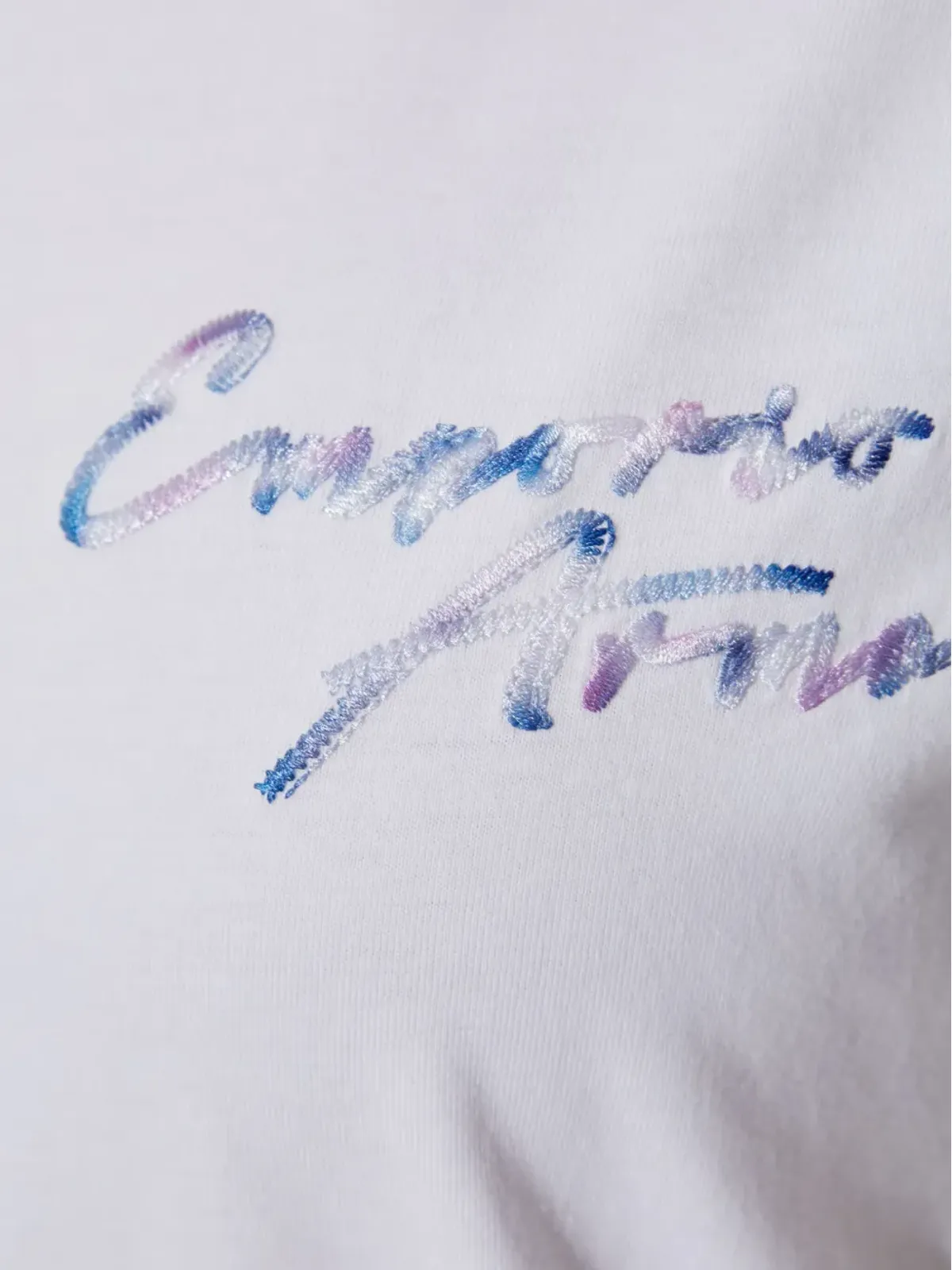 Emporio Armani ロゴ刺繍 Tシャツ - 画像5