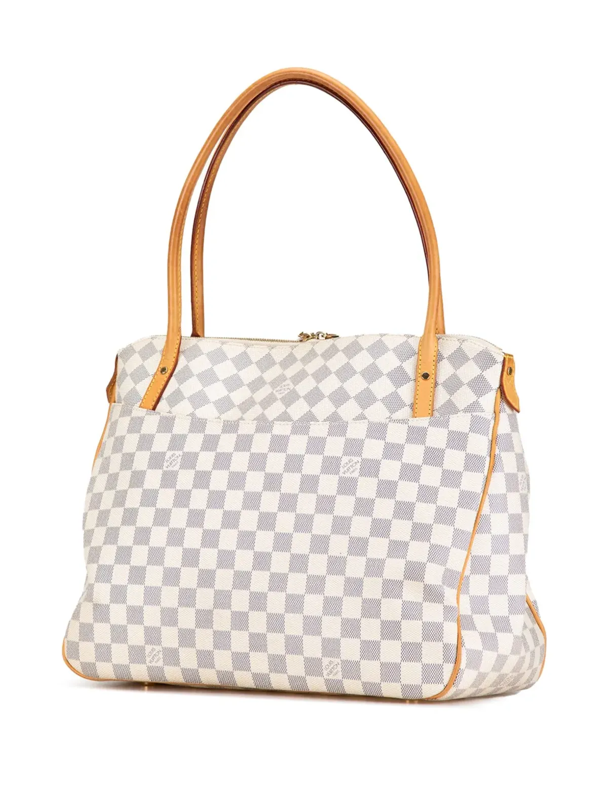 Louis Vuitton ビンテージ ダミエ・アズール フィゲリGM ショルダーバッグ ホワイト - 画像3