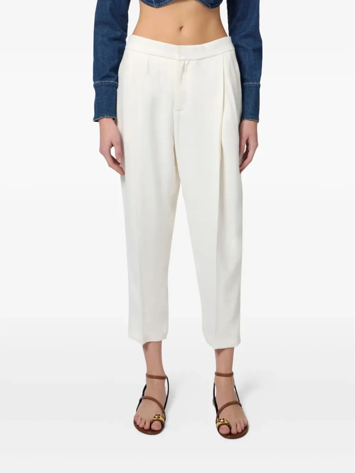 Elisabetta Franchi ストレートレッグパンツ - 画像4
