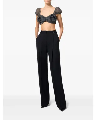 Elisabetta Franchi ポルカドット柄トップス - ブラック - サムネイル2