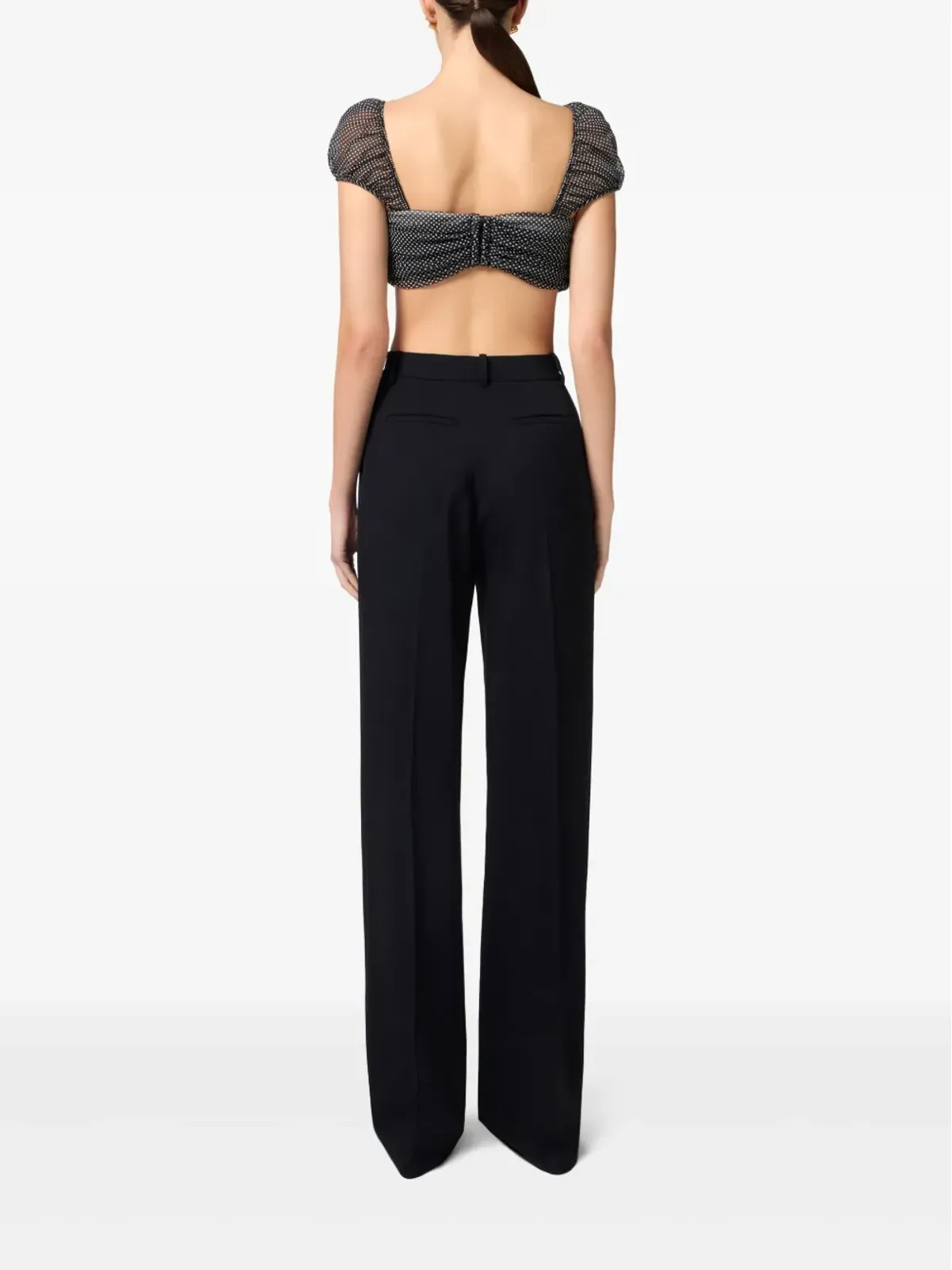 Elisabetta Franchi ポルカドット柄トップス - ブラック - 画像3