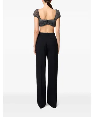 Elisabetta Franchi ポルカドット柄トップス - ブラック - サムネイル3