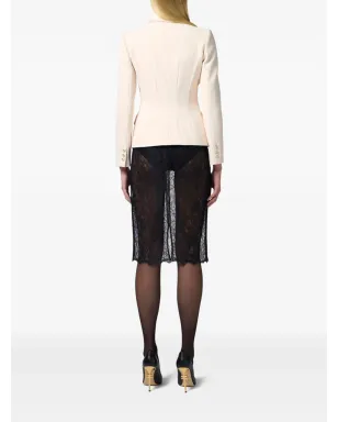 Elisabetta Franchi クリープサテン ブレザー - ネチュラル系 - サムネイル3