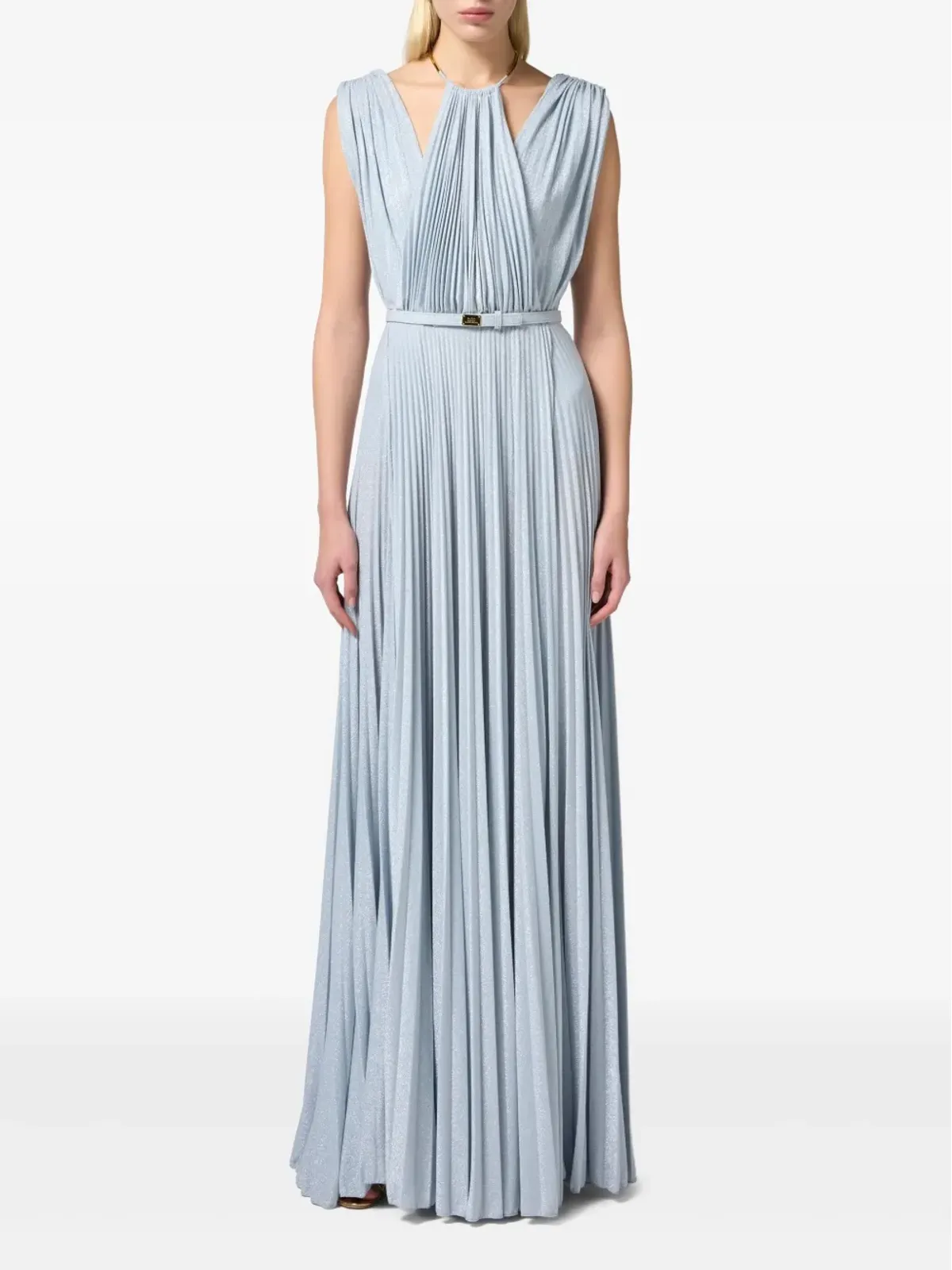 Elisabetta Franchi ルレックスディテール ガウン - 画像2