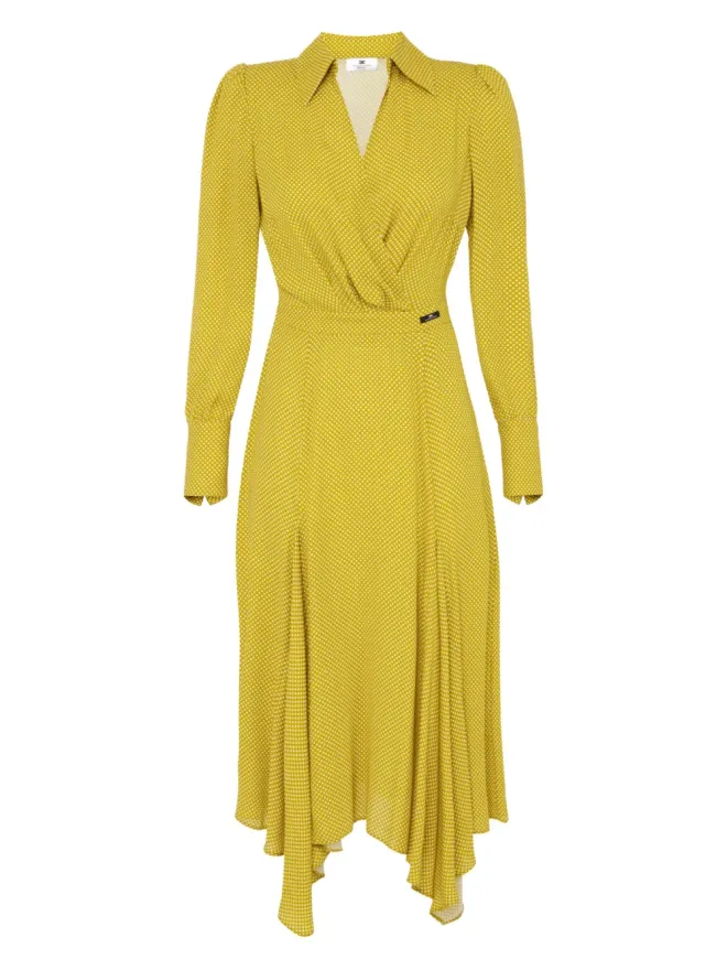 Elisabetta Franchi Elisabetta Franchi ポルカドット柄ワンピース - イエローの商品画像