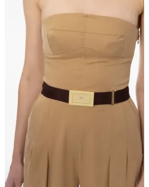 Elisabetta Franchi ベルト付きジャンプスーツ - サムネイル4