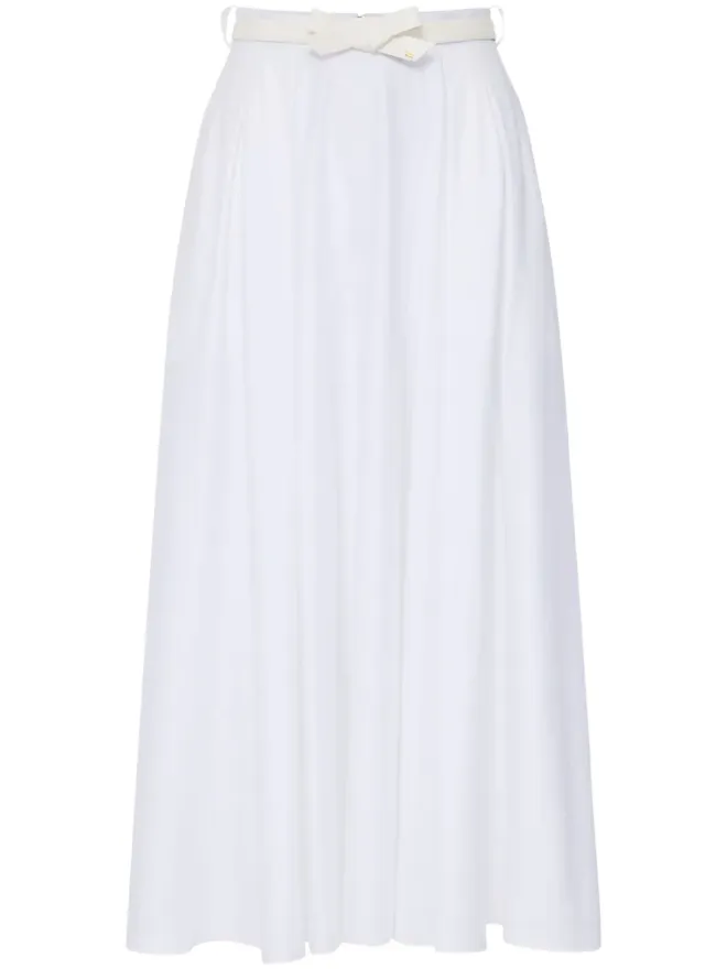 Elisabetta Franchi Elisabetta Franchi ベルト付きサテンスカートの商品画像