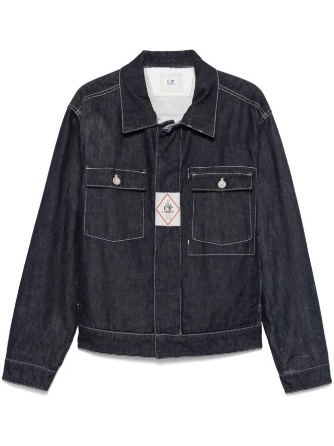 C.P. Company C.P. Company ロゴパッチ デニムジャケットの商品画像