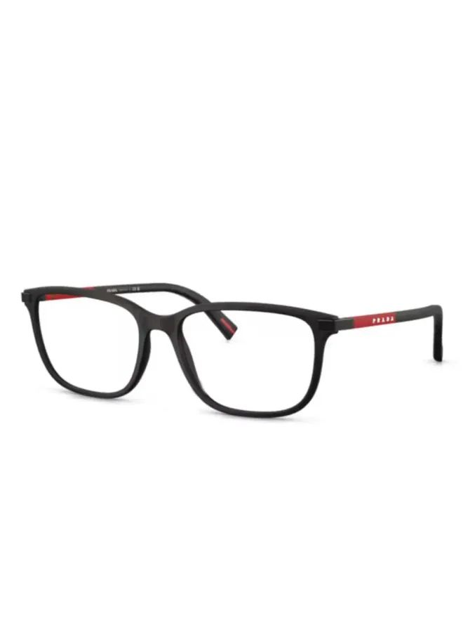 Prada Linea Rossa Prada Linea Rossa ロゴプリント眼鏡 - ブラックの商品画像