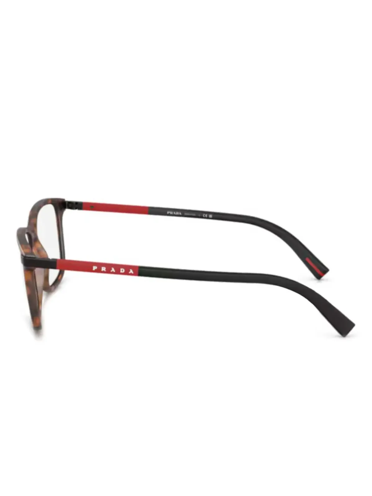 Prada Linea Rossa べっ甲柄メガネ - 画像2