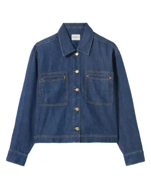Claudie Pierlot オーバーサイズデニムシャツ ブルー - サムネイル1