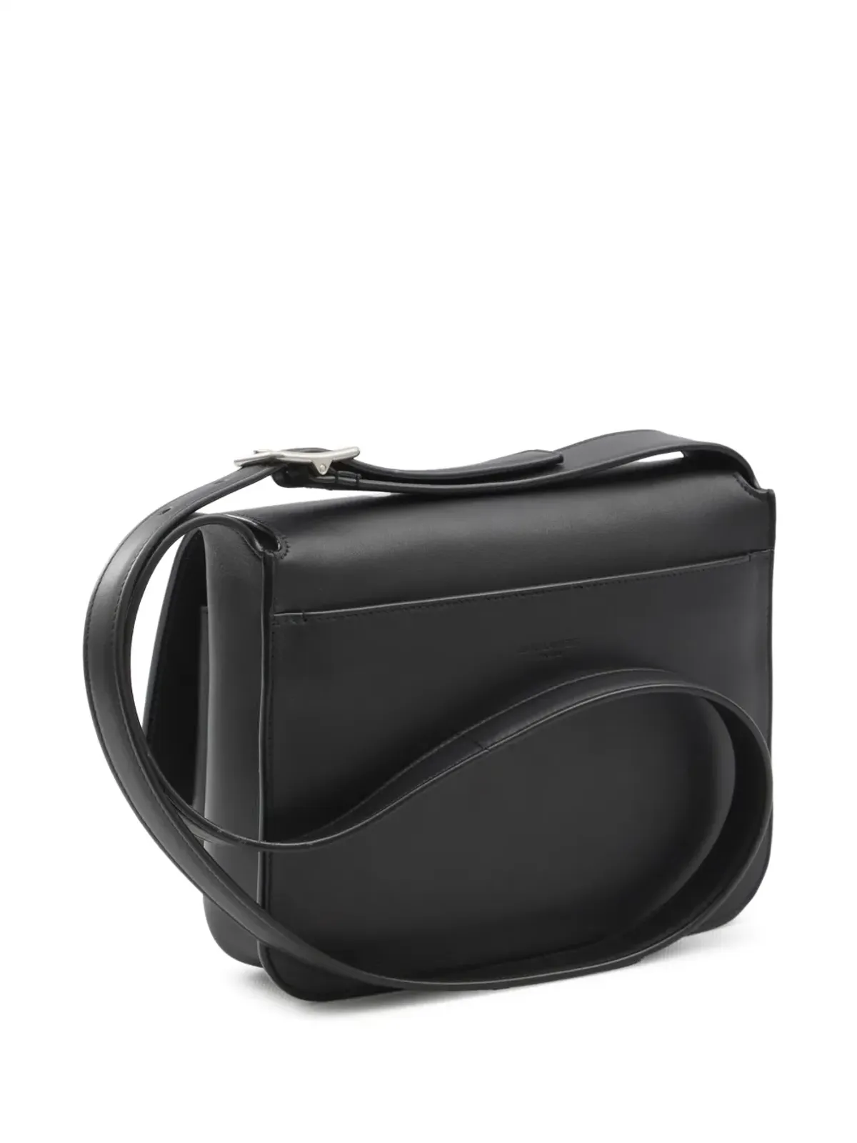 Saint Laurent 小さめ レザー メッセンジャーバッグ - ブラック - 画像3