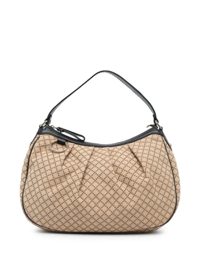 Gucci Pre-Owned Gucci ビンテージ Diamante Sukey キャンバス ショルダーバッグの商品画像