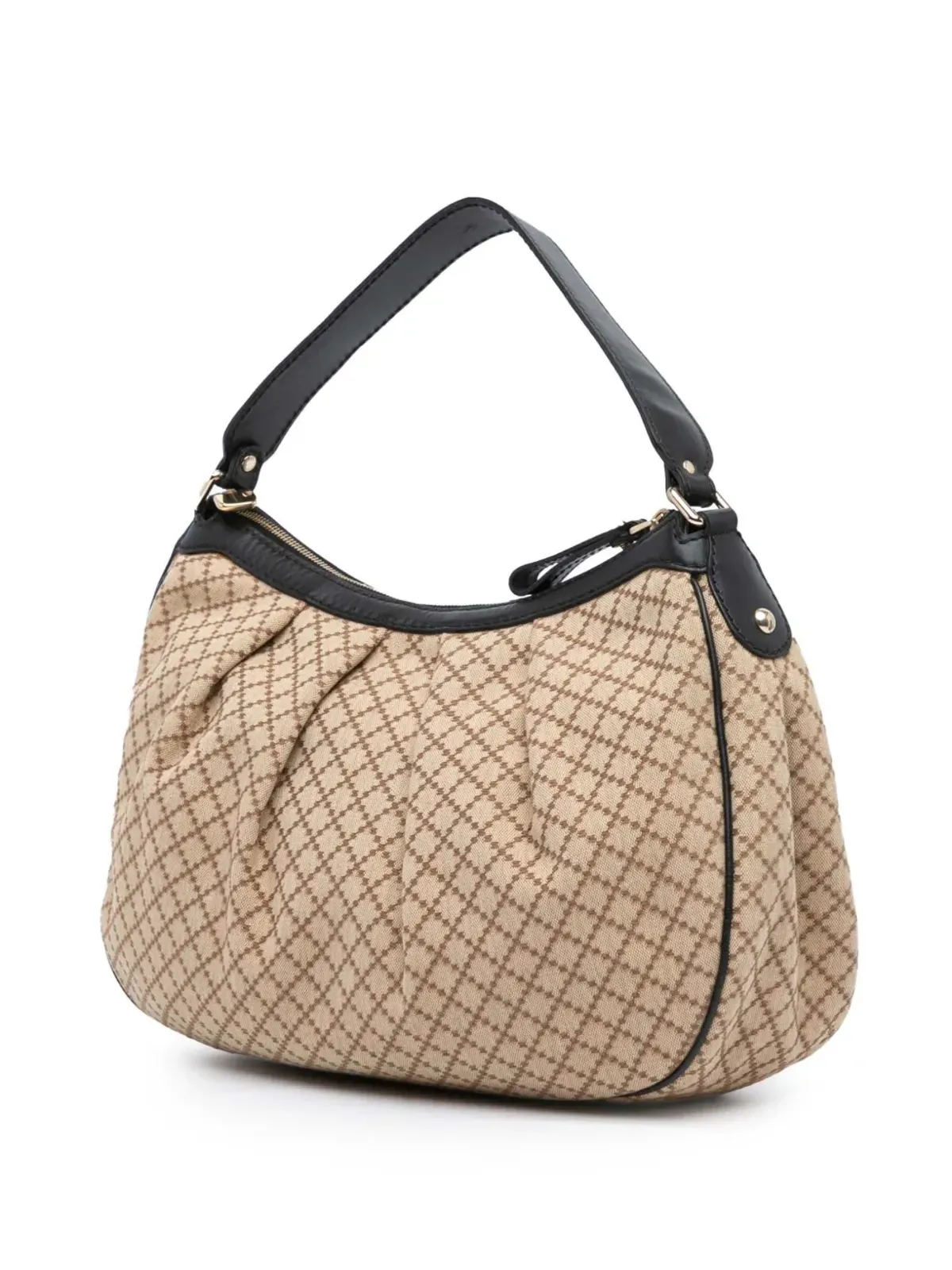Gucci ビンテージ Diamante Sukey キャンバス ショルダーバッグ - 画像3