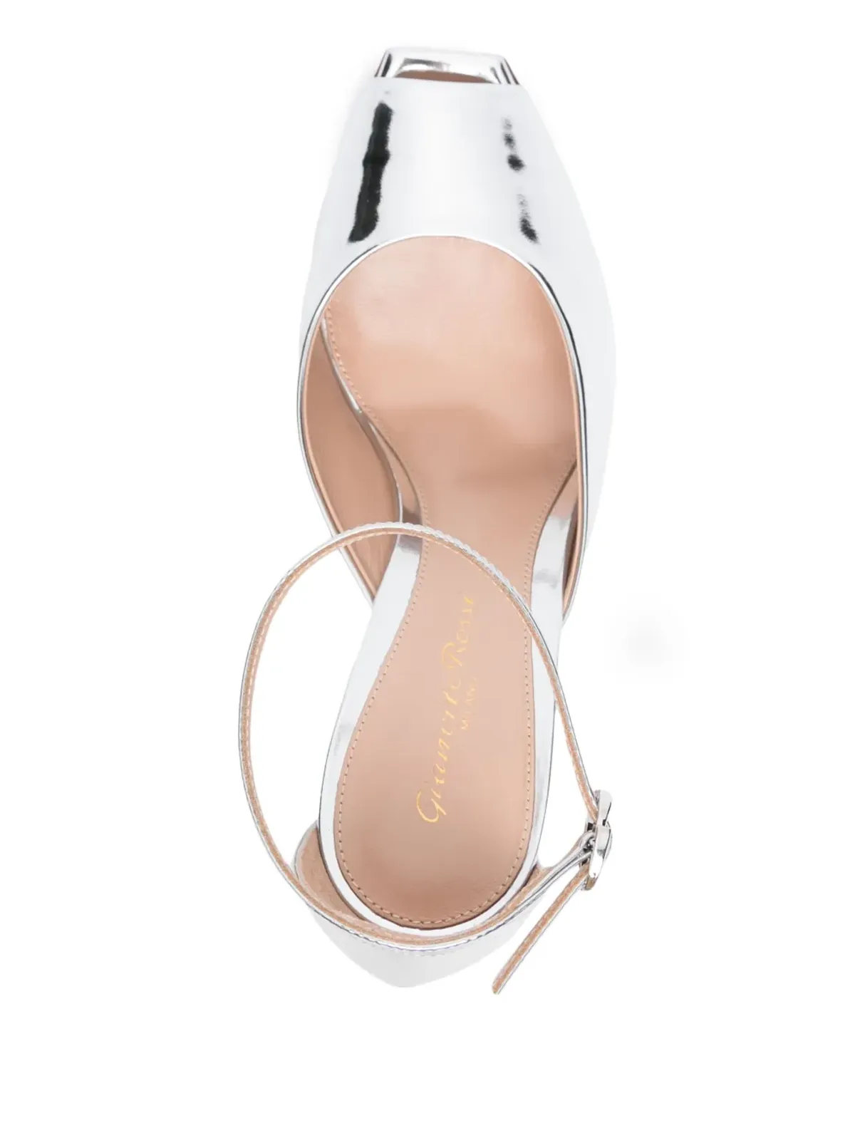 Gianvito Rossi エセルパンプス - シルバー - 画像4