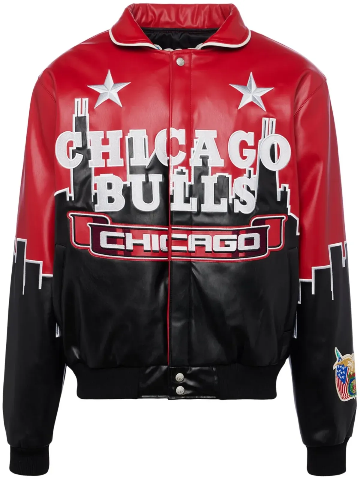 Jeff Hamilton Chicago Bulls Skylineジャケット - 画像1