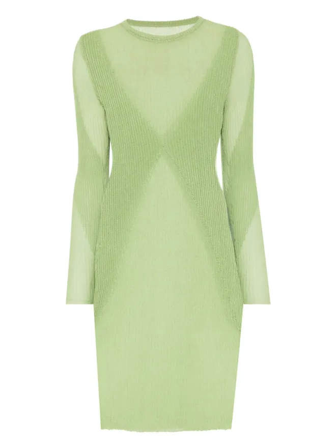 ISA BOULDER Isa Boulder ニットミニドレス - グリーンの商品画像