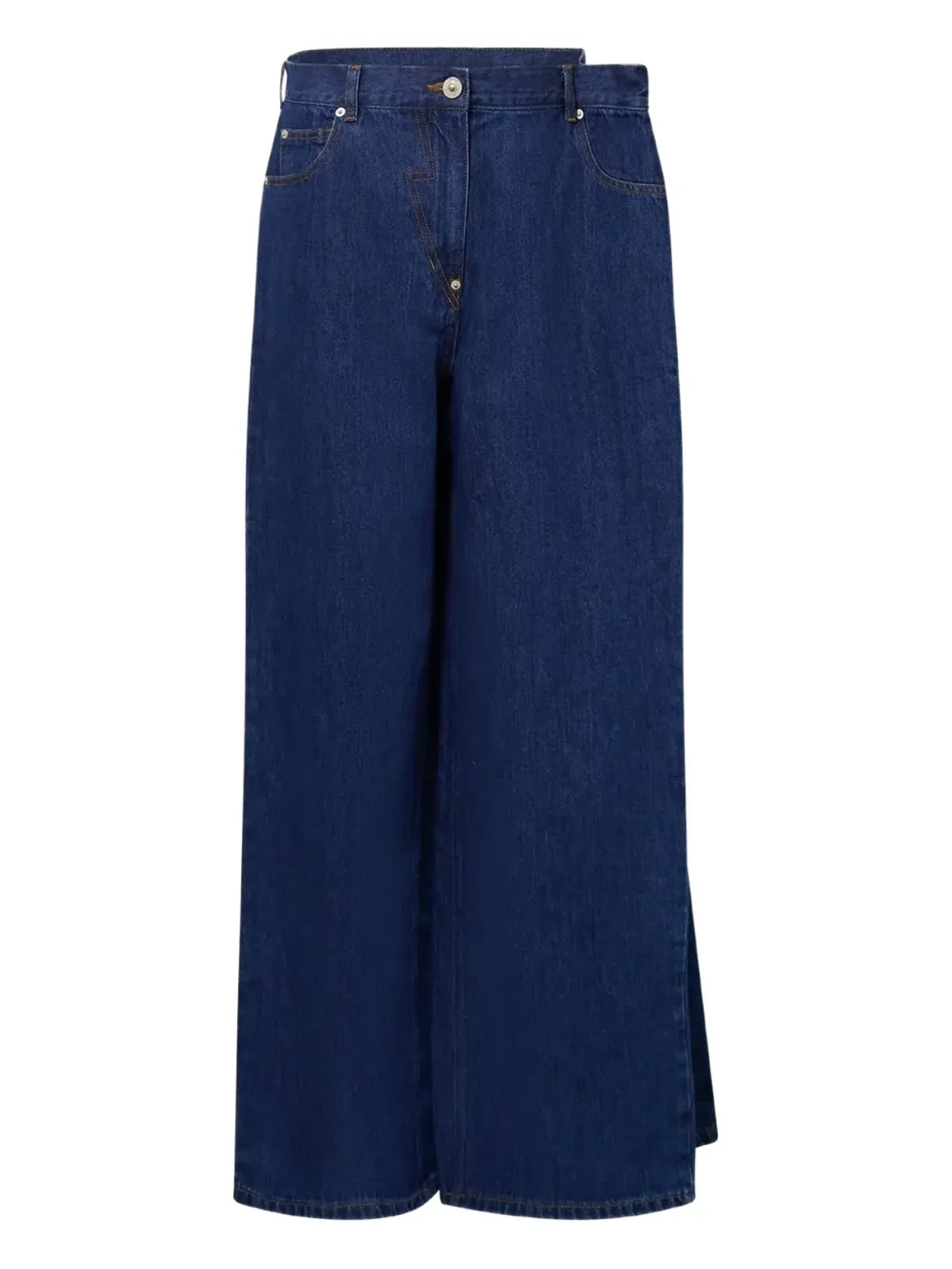 pushBUTTON ワイドレッグデニムジーンズ - 画像1