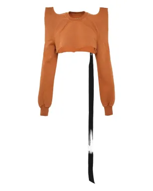 Rick Owens DRKSHDW エクステンドショルダー クロップトップ - サムネイル1