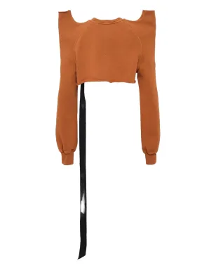 Rick Owens DRKSHDW エクステンドショルダー クロップトップ - サムネイル2