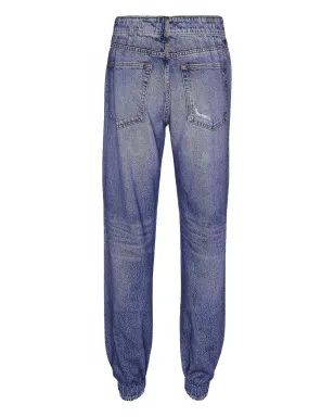 rag & bone ミラマー・ジョガー デニム（ダメージ加工・裾カフ付き） - ブルー - サムネイル2