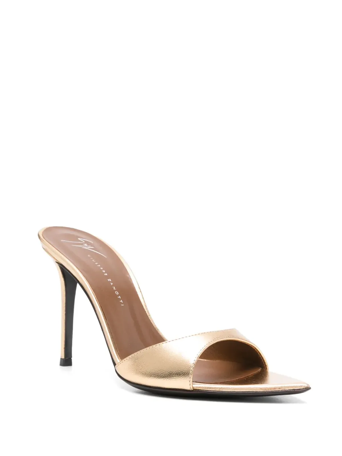 Giuseppe Zanotti 90mm イントリゴ サンダル - ゴールド - 画像2