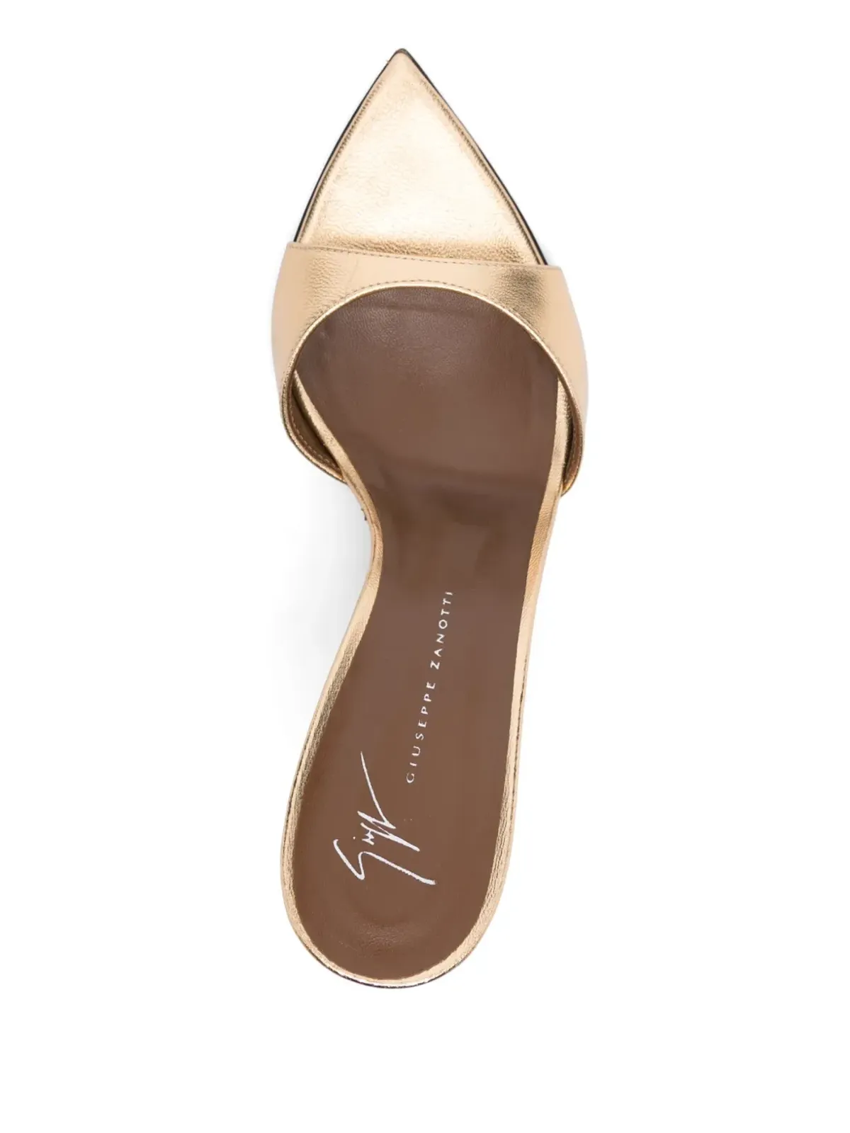 Giuseppe Zanotti 90mm イントリゴ サンダル - ゴールド - 画像4