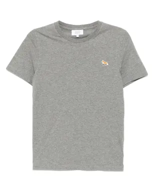 Maison Kitsuné Baby Fox patch regular T-shirt - Grey - サムネイル1