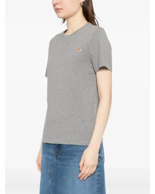 Maison Kitsuné Baby Fox patch regular T-shirt - Grey - サムネイル3