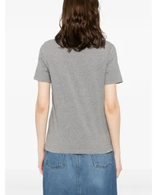 Maison Kitsuné Baby Fox patch regular T-shirt - Grey - サムネイル4