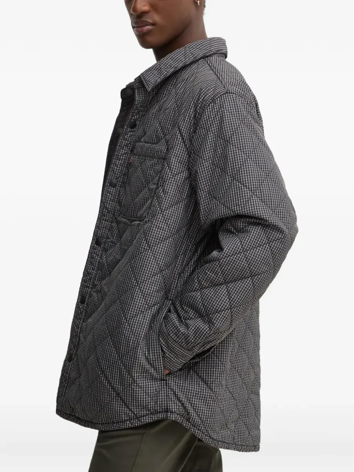 Levi's ブライアント リバーシブル キルティングジャケット - グレー - 画像4
