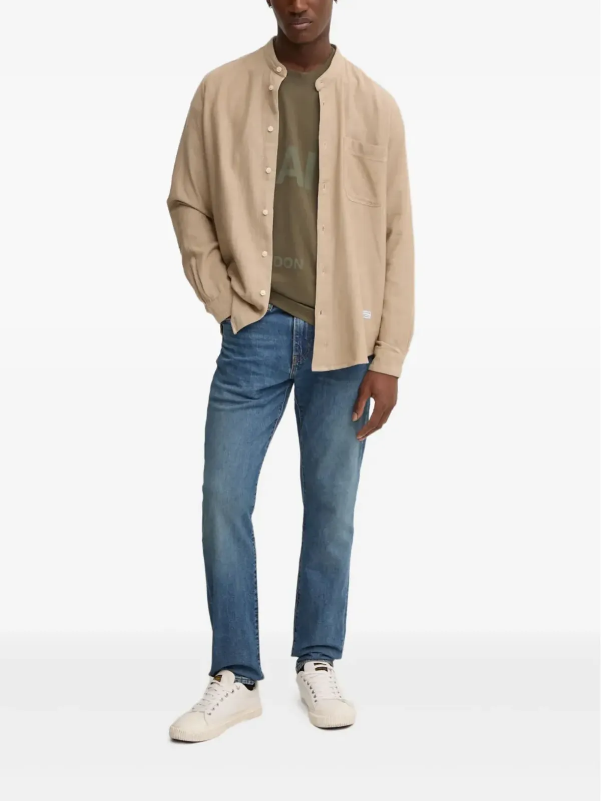 Levi's 502 ロゴパッチ ジーンズ - ブルー - 画像2