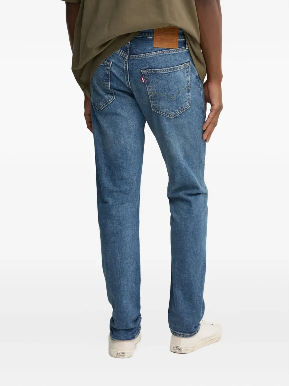 Levi's 502 ロゴパッチ ジーンズ - ブルー - 画像3