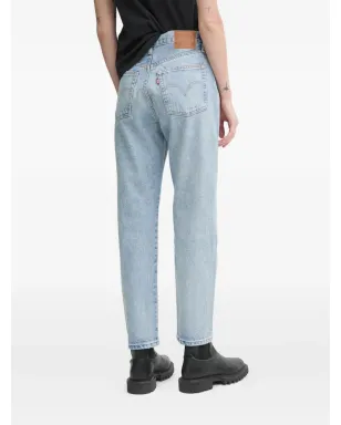 Levi's ラインストーンストライプ デニムジーンズ ブルー - サムネイル3