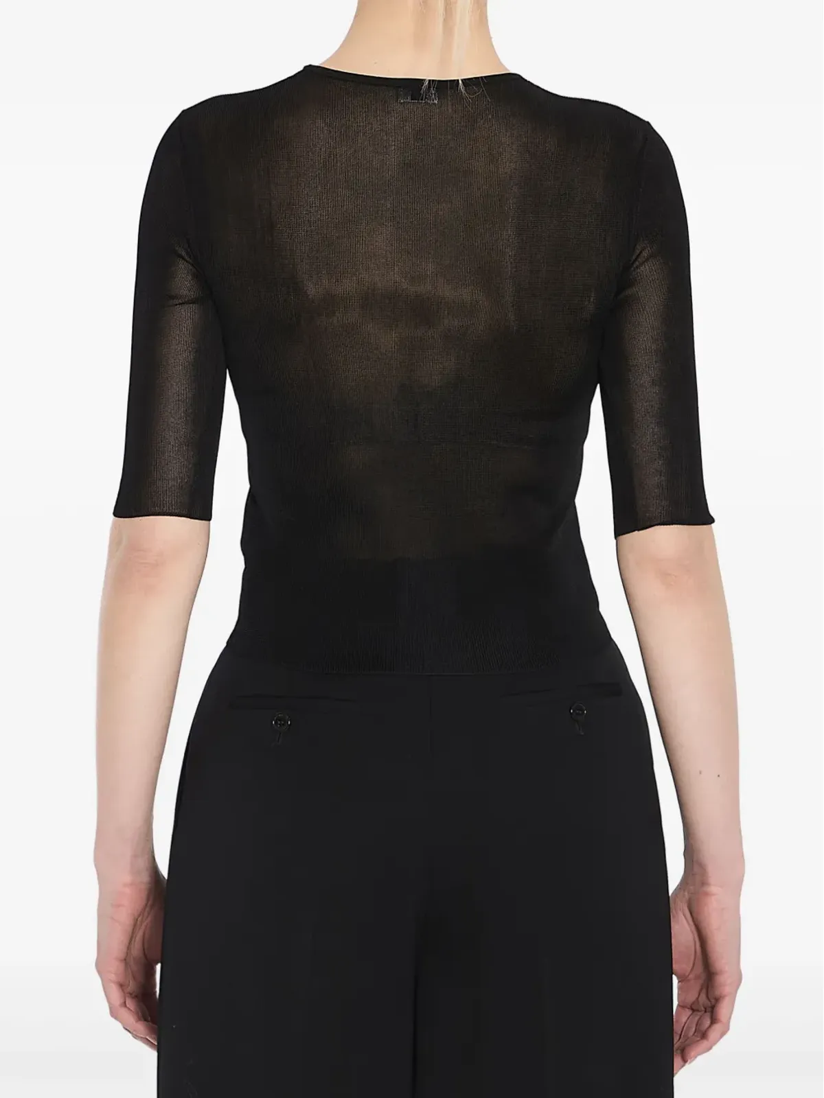 Saint Laurent Cassandre クロップトップ - 画像3