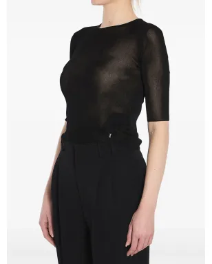 Saint Laurent Cassandre クロップトップ - サムネイル4