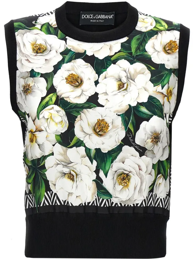 Dolce & Gabbana Dolce & Gabbana フローラルプリントベストの商品画像