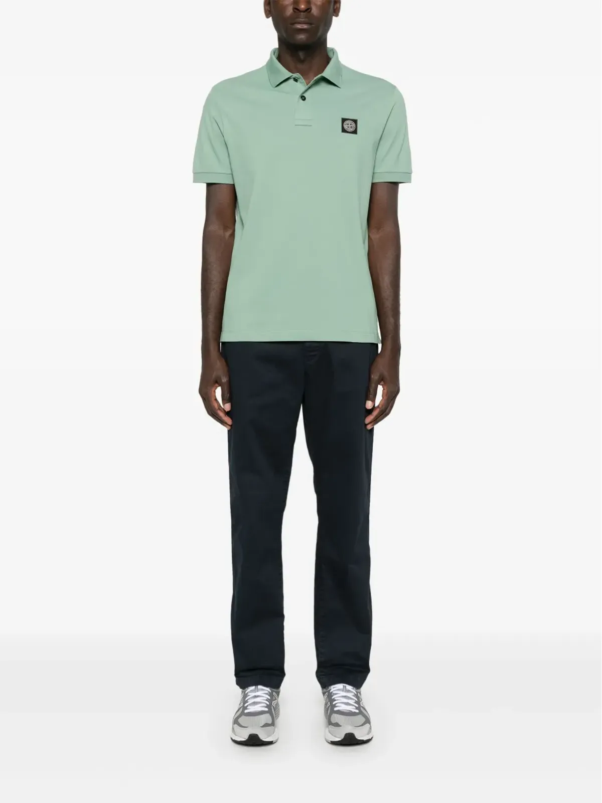 Stone Island コンパスモチーフ パンツ ブルー - 画像2