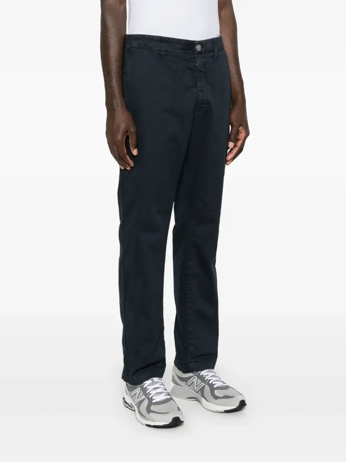 Stone Island コンパスモチーフ パンツ ブルー - 画像3