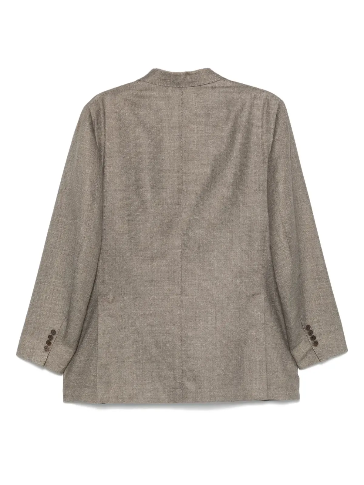 Loro Piana Pre-Owned メランジ風グレーブレザー - 画像2