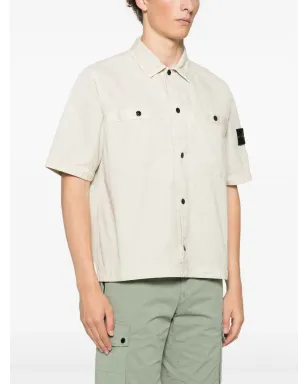 Stone Island 取り外し可能なバッジシャツ - サムネイル3