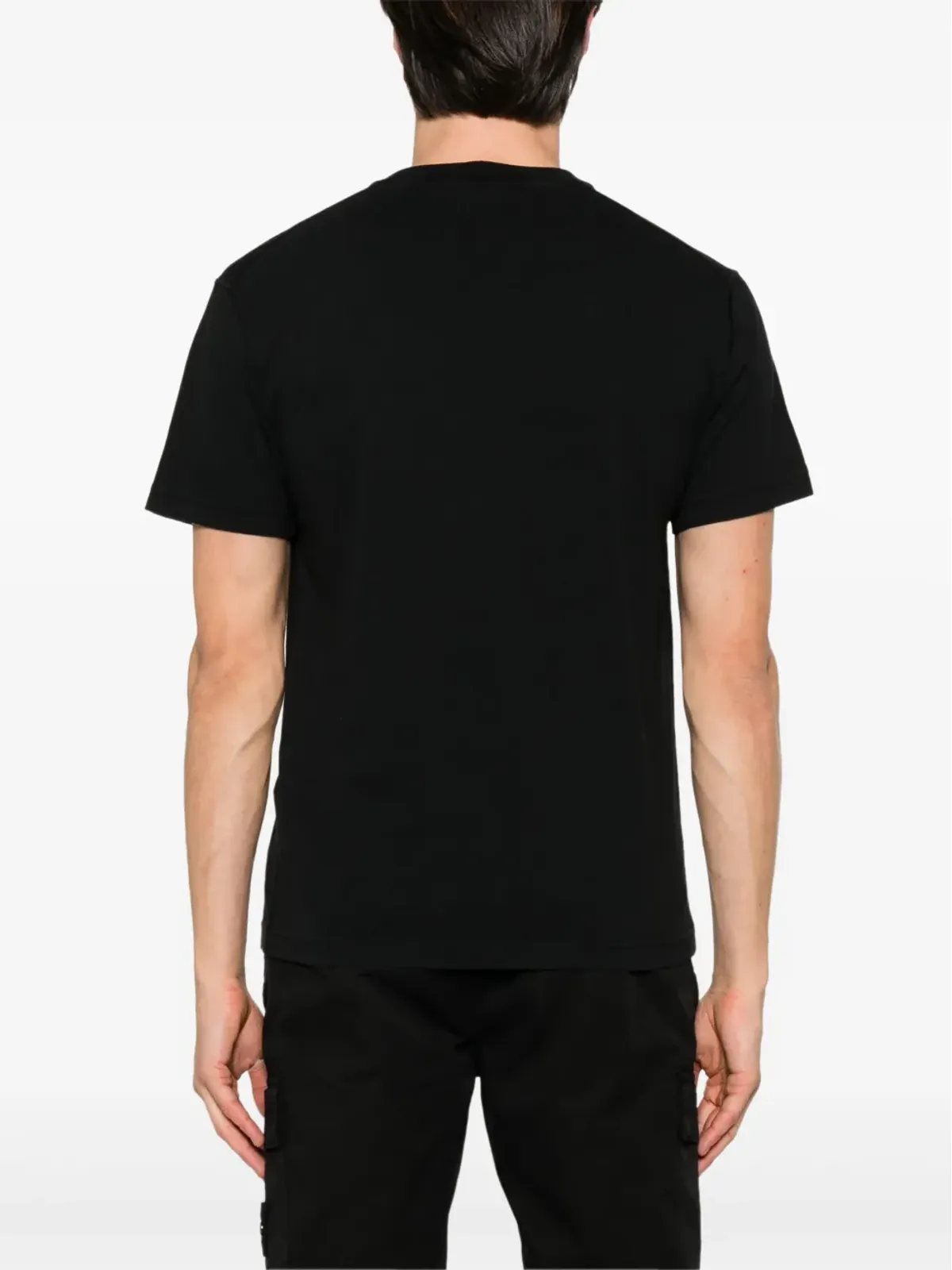 Stone Island コンパスモチーフ Tシャツ ブラック - 画像3